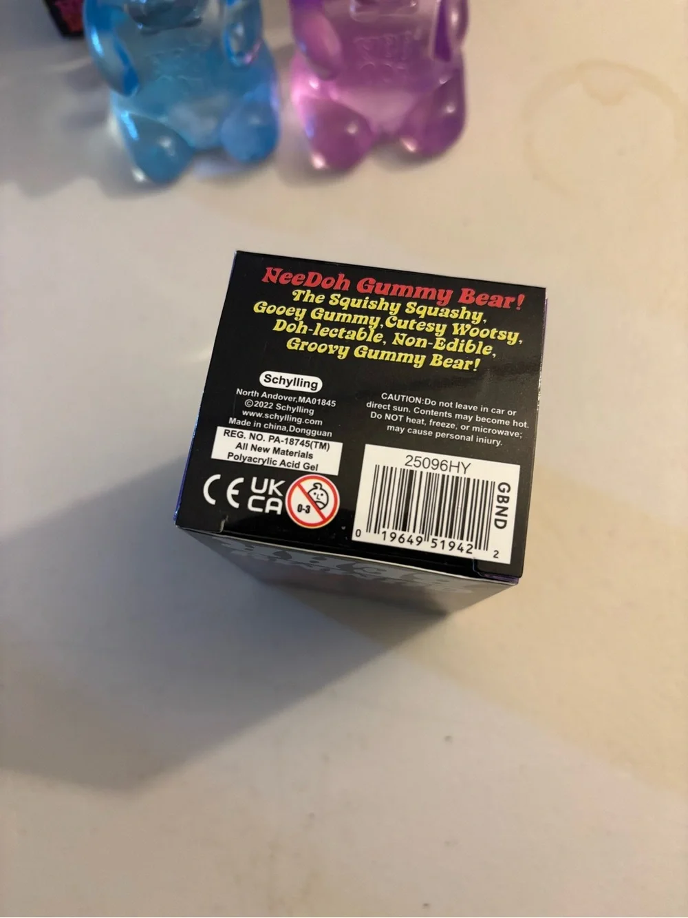 Blue & Pink Gummy Bear Squishy Toy Set